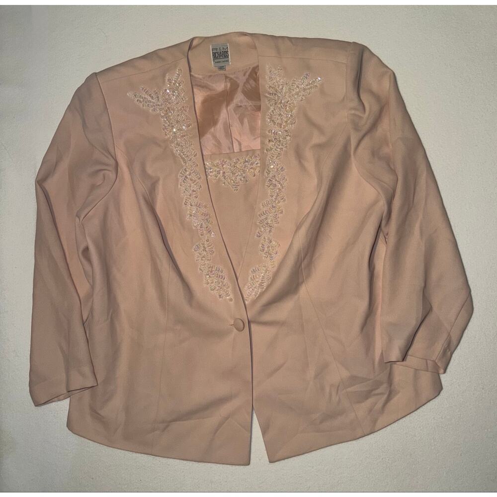 R & M Richard by Karen Kwong vintage 2 piece blazer & skirt NWT - Picture 2 of 16